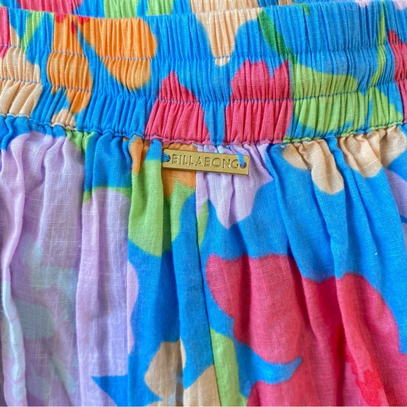 Billabong Summer Field Floral Linen Beach Pants - Picture 3 of 4